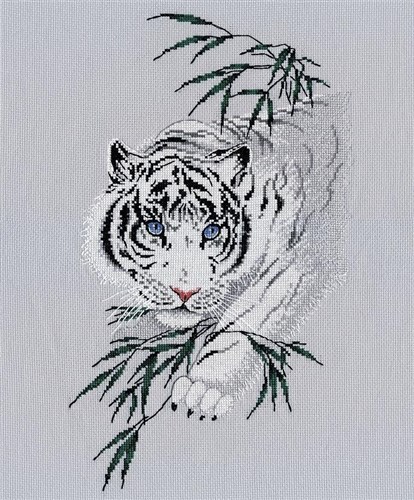 White Tiger 1438 Counted Cross Stitch Kit
