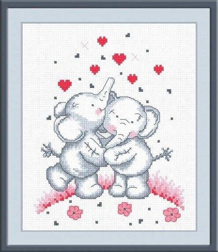 Elephants 479 Counted Cross Stitch Kit