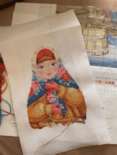 Matreshki. Winter Beauty 6-07 Counted Cross Stitch Kit