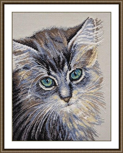 Green-Eyed Wonder 742 Counted Cross Stitch Kit