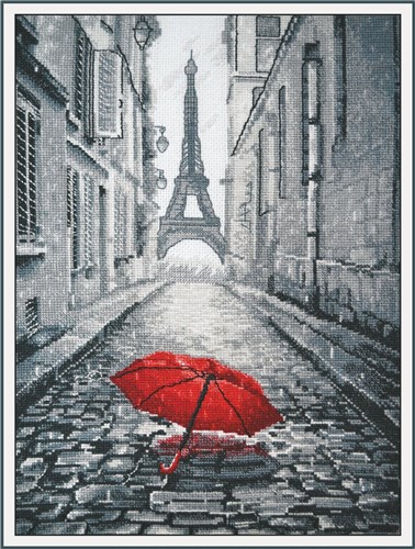 Rain in Paris  868 Counted Cross Stitch Kit