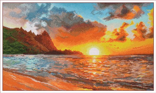 Sunset gold  917 Counted Cross Stitch Kit