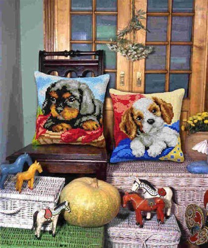 Needlepoint Cushion Kit  "Dog" 9523