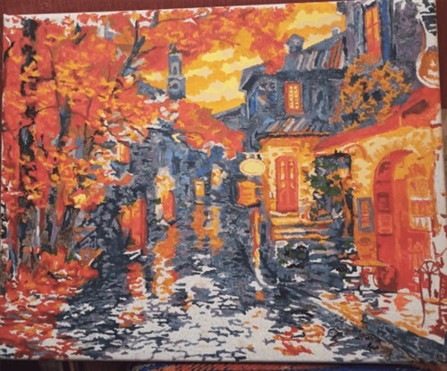 Painting by Numbers kit Crafting Spark Old Munchen A107 19.69 x 15.75 in