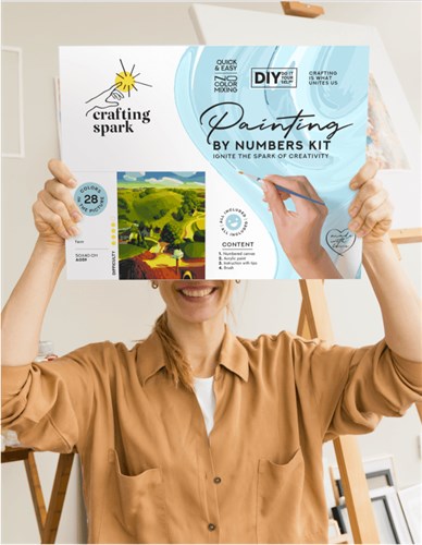 Painting by Numbers kit Crafting Spark Eastern Shores A137 19.69 x 15.75 in