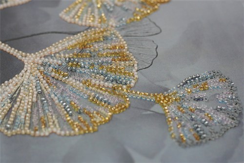 Bead Embroidery Kit - Ginkgo biloba