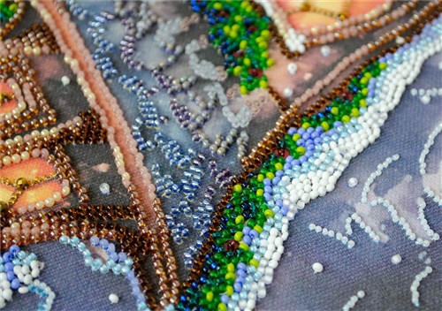 Bead Embroidery Kit - When winter blows cold