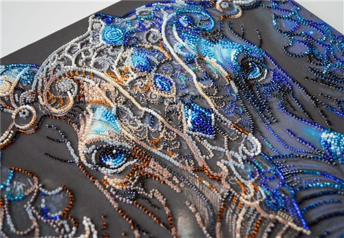 Bead Embroidery Kit - Sage gaze