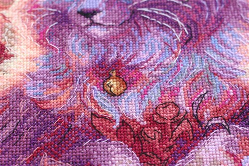 Cross-stitch kit Soft Paws AH-066