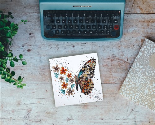 Mini Bead embroidery kit - Tigre wings