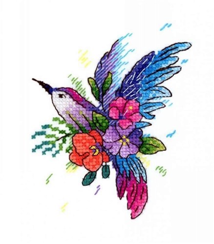 Bird of Paradise Cross Stitch Kit B-256 / SV-256