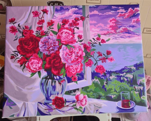 Painting by Numbers kit Crafting Spark Fresh Aroma B055 19.69 x 15.75 in