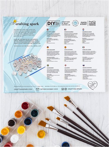 Painting by Numbers kit Crafting Spark Fresh Aroma B055 19.69 x 15.75 in