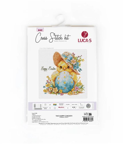 The Happy Chicken?? B1412L Counted Cross-Stitch Kit