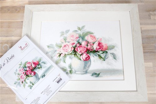 Etude with Roses B2280L Counted Cross-Stitch Kit