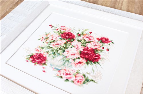 Peonies B2288L Counted Cross-Stitch Kit