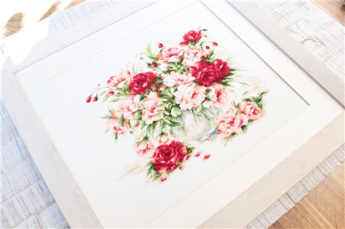 Peonies B2288L Counted Cross-Stitch Kit