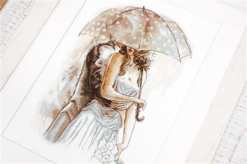 Under Umbrella B2294L Counted Cross-Stitch Kit