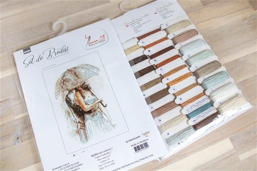 Under Umbrella B2294L Counted Cross-Stitch Kit