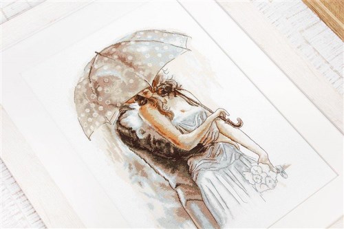 Under Umbrella B2294L Counted Cross-Stitch Kit