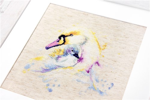 The swans B2297L Counted Cross-Stitch Kit