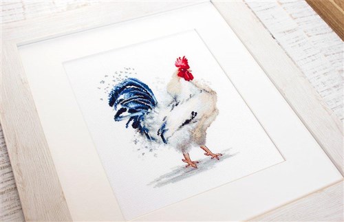 The Rooster B2304L Counted Cross-Stitch Kit