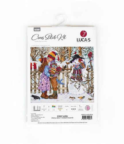 First Kiss B2389L Counted Cross-Stitch Kit