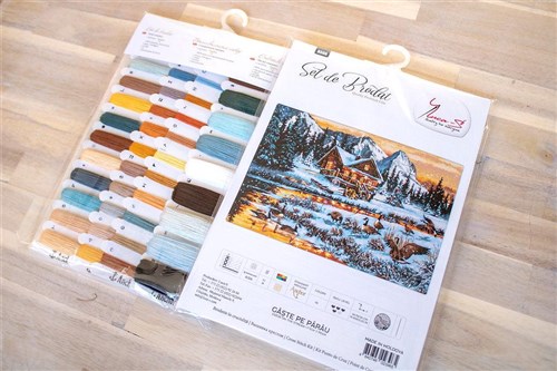 Geese on the Stream B590L Counted Cross-Stitch Kit