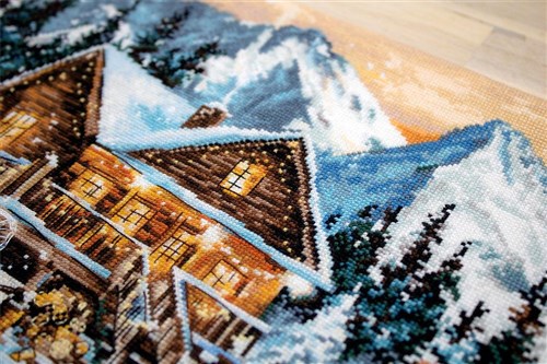 Geese on the Stream B590L Counted Cross-Stitch Kit