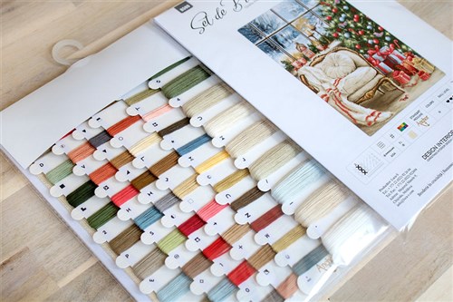 Christmas interior design B599L Counted Cross-Stitch Kit