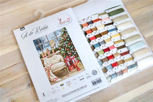Christmas interior design B599L Counted Cross-Stitch Kit