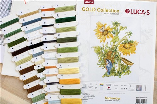 September Bouquet B7004L Counted Cross-Stitch Kit