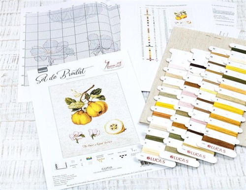 The Pear shaped Quince BA22430L Counted Cross-Stitch Kit