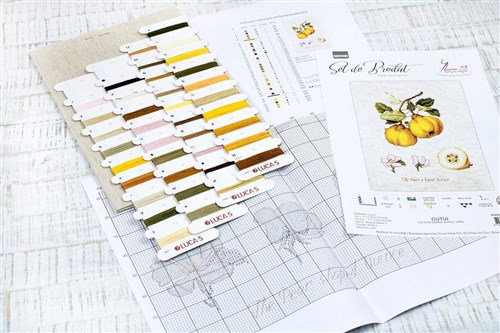 The Pear shaped Quince BA22430L Counted Cross-Stitch Kit
