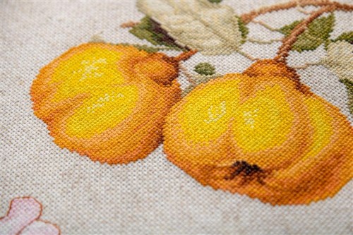 The Pear shaped Quince BA22430L Counted Cross-Stitch Kit
