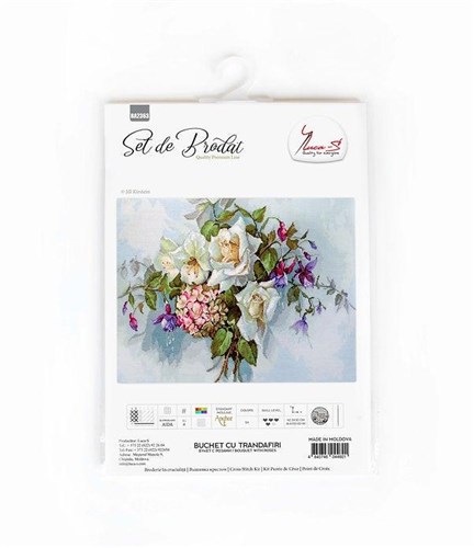 Bouquet with Roses BA2363L Counted Cross-Stitch Kit