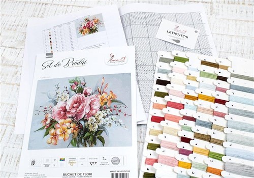 Flower bouquet BA2364L Counted Cross-Stitch Kit