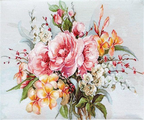 Flower bouquet BA2364L Counted Cross-Stitch Kit