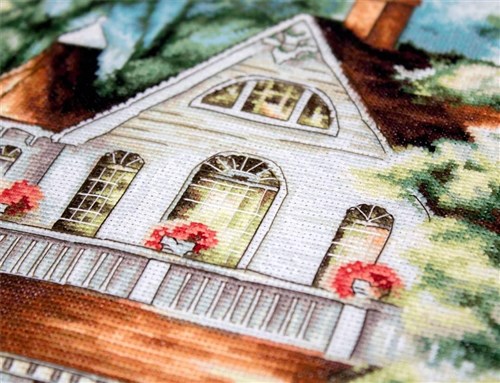The Lake House BU4000L Counted Cross-Stitch Kit