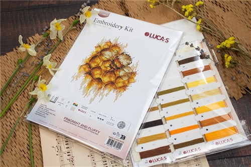 Fragrant and Fluffy CD003L Counted Cross-Stitch Kit