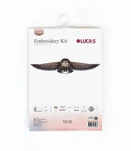 The Owl CD005l Counted Cross-Stitch Kit