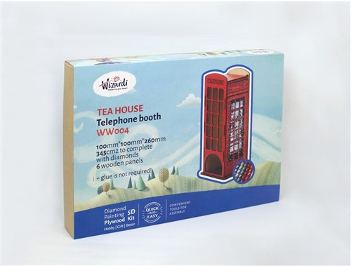 Telephone Booth Diamond Painting Kit