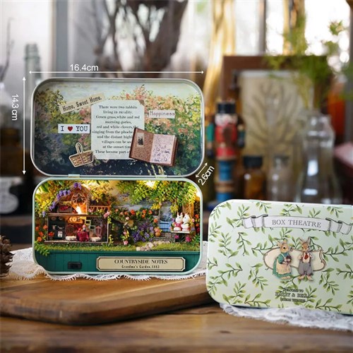 Miniature Wizardi Roombox Kit - Countryside Notes