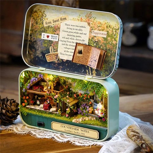 Miniature Wizardi Roombox Kit - Countryside Notes