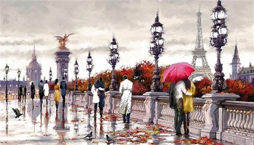 Paris Bridge Diamond Painting Kit