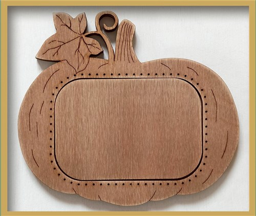 Pumpkin Cross Stitch Frame