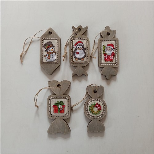 Christmas Sweets Cross Stitch Kit And Frames
