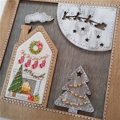 Night Of Miracles Cross Stitch Kit And Frame