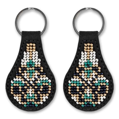Bead embroidery kit on artificial leather FLBB-091