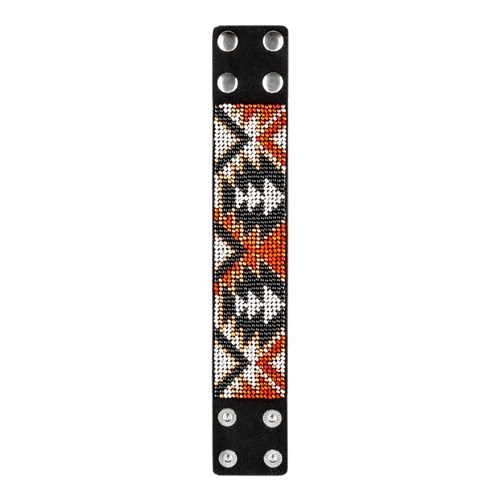Bead embroidery kit on artificial leather FLBB-099